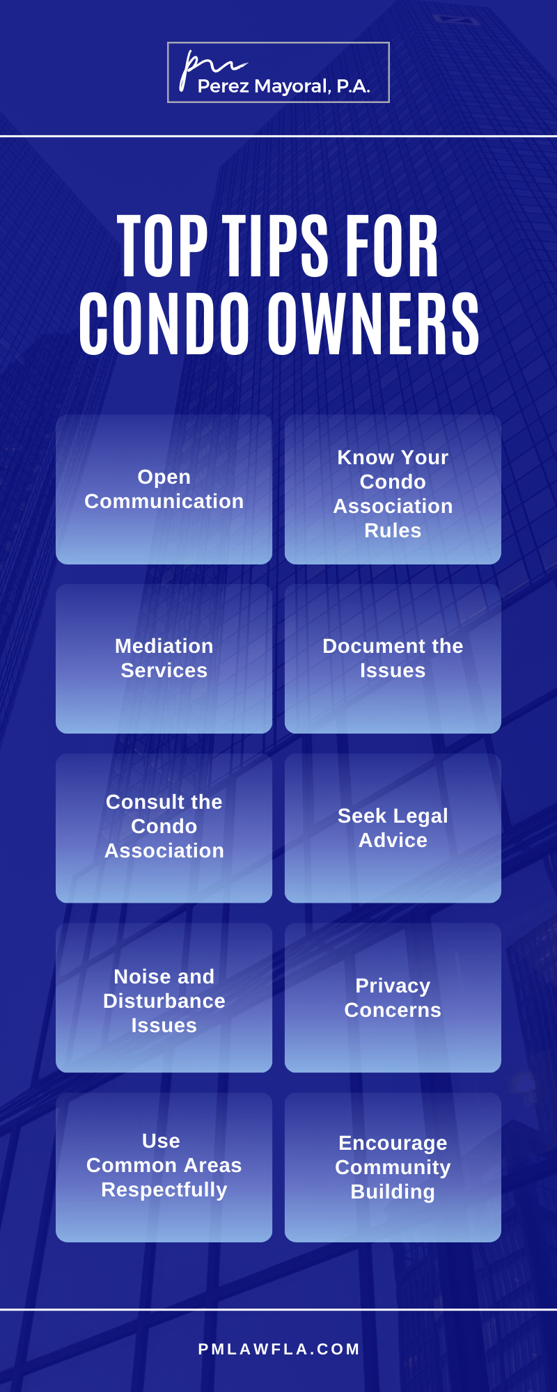 Top Tips For Condo Owners Infographic